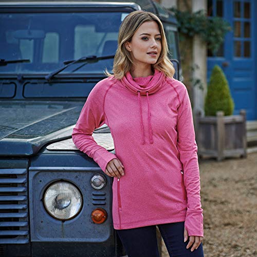 Lady wearing Dragon Fruit Noble Equestrian Athena Women's Cowl Hoodies Small
