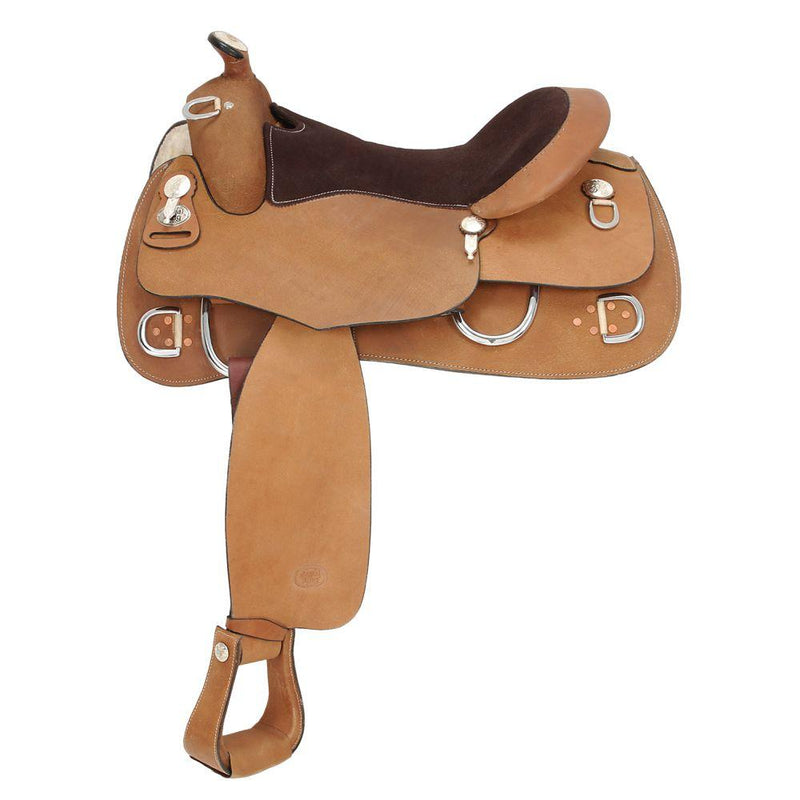 Leather Royal King Roughout Training Saddle One Stop Equine Shop