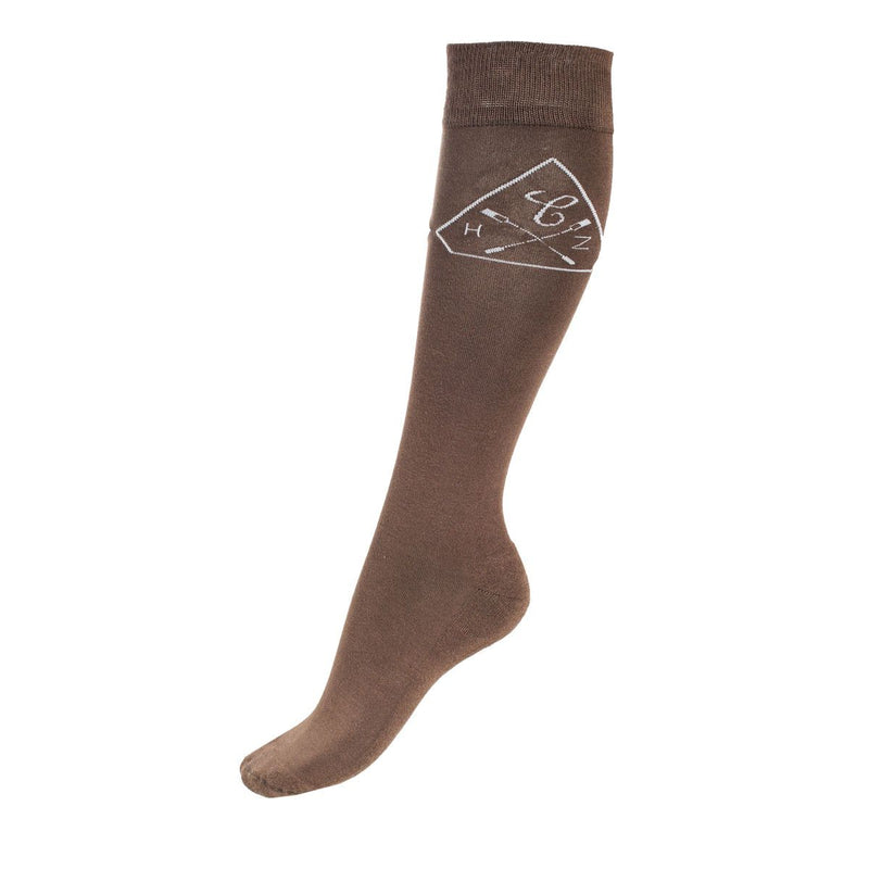 Horze Crescendo Women's Winter Knee Socks Dark Brown