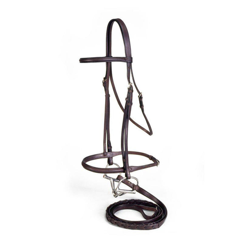 EquiRoyal Raised Snaffle Bridle English Bridles One Stop Equine Shop 