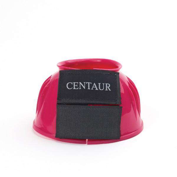 Centaur PVC Ribbed Double Hook and Loop Bell Boots Bell Boots Centaur M Hot Pink 