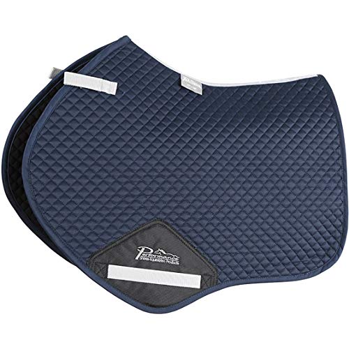 Shires Performance Jump Saddle Pad All Purpose Pads Shires Equestrian Navy 17-18 