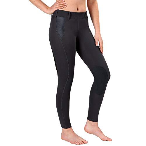 Graphite Irideon Ladies Himalayer Riding Tights Front View