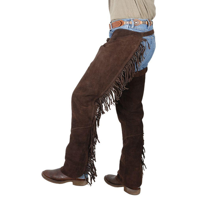 Brown Tough 1 Western Fringed Chaps Western Chaps JT International