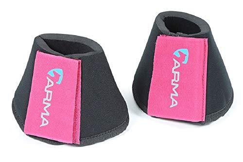 Shires Arma Neoprene Over Reach Boots Bell Boots Shires Equestrian Raspberry Pony 