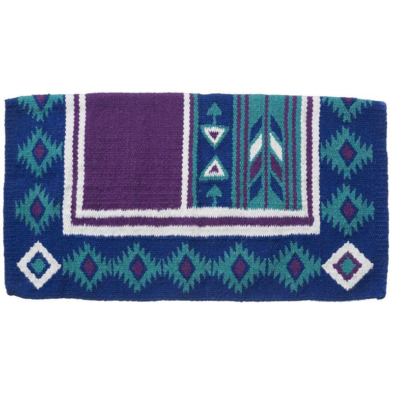 Purple/Royal Tough 1 Cherokee Wool Saddle Blanket JT International
