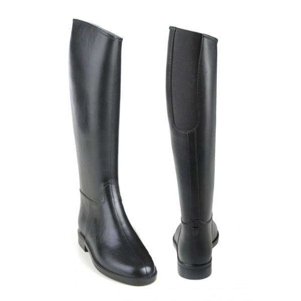 Equi-Essentials Cadet Flex II Ladies Rubber Boot English Tall Boots Equi-Essentials 5 Black 