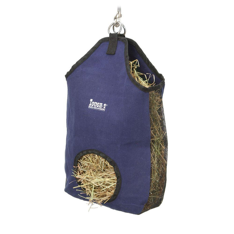Navy Tough 1 Miniature Canvas Hay Pouch Hay Bags JT International