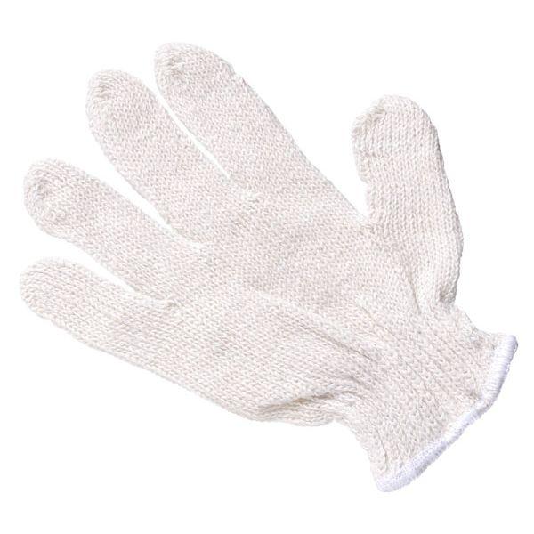 Tough 1 Premium Poly Cotton Ropers Gloves - White - Child Gloves JT International 