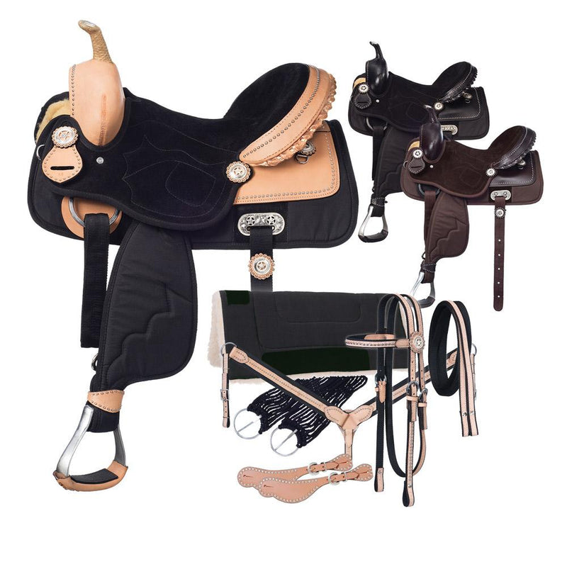 Tough-1 Eclipse Elite Competition 7pc Package 13in Saddles JT International 