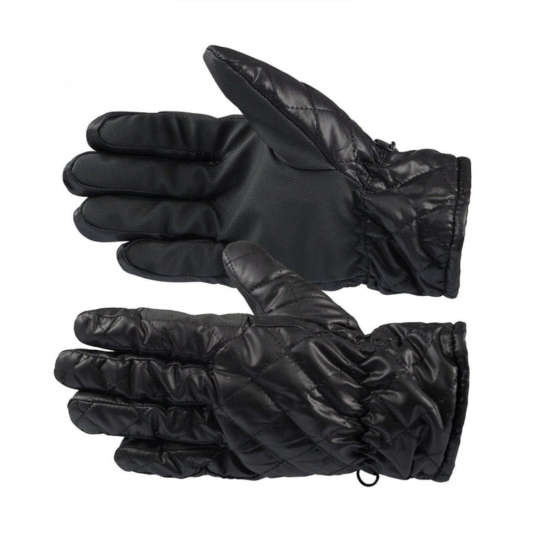 Horze Women's Quilted Winter Gloves Horze Equestrian Black 7