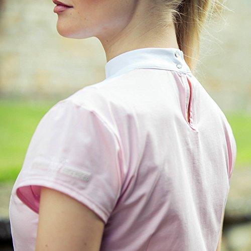 HORZE B Vertigo Anne Women's Competition Shirt Mist Pink 12 Short Sleeve English Show Shirts Horze 