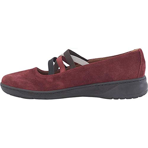 Side view of David Tate Women's Marta Casual Mary Janes Loafers One Stop Equine Shop
