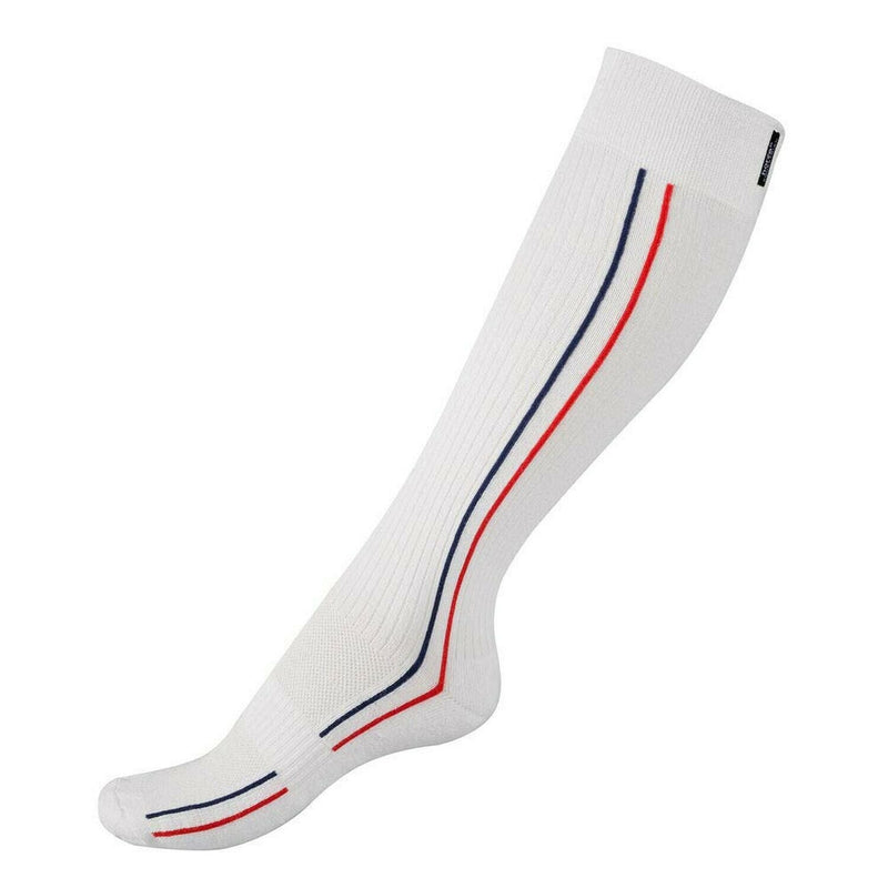 Horze Women's Striped Technical Socks White 8.5-10 (EU 39-41)