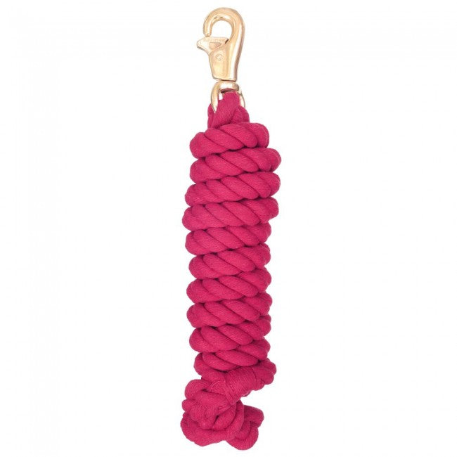 Pink Tough 1 Braided Cotton Lead with Triggerbull Snap Leads