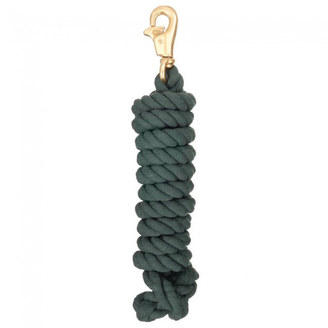 Hunter Green Tough 1 Braided Cotton Lead with Triggerbull Snap Leads