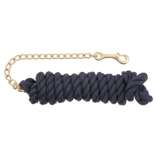 Royal Blue Tough 1 Braided Cotton Lead with Chain JT International