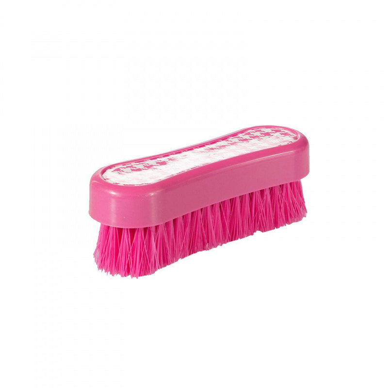Horze Checked Face Brush Brushes Horze Pink 