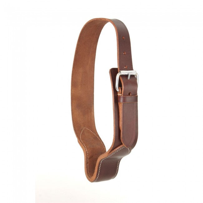 Brown Tough 1 Leather Cribbing Collar Halter Accessories