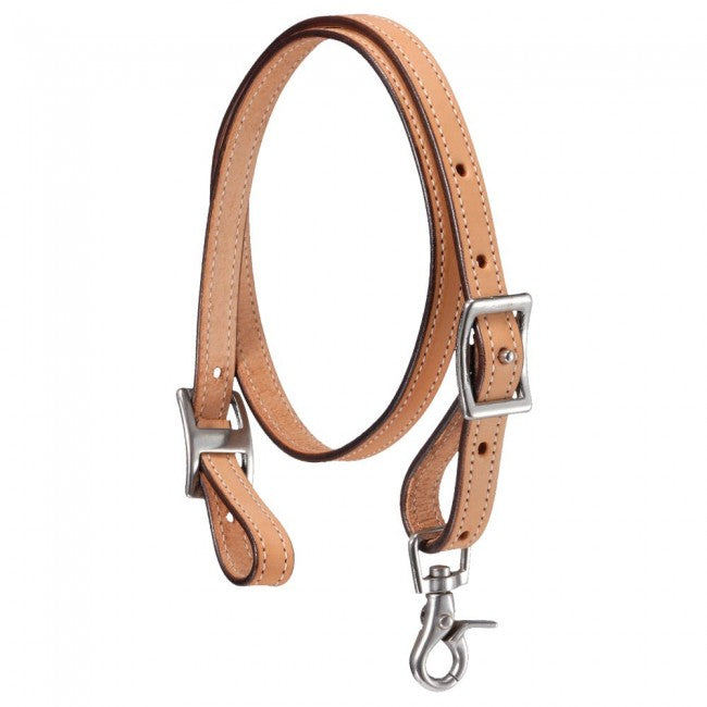 Light Oil Royal King Double Ply Leather Tie Down English Reins JT International