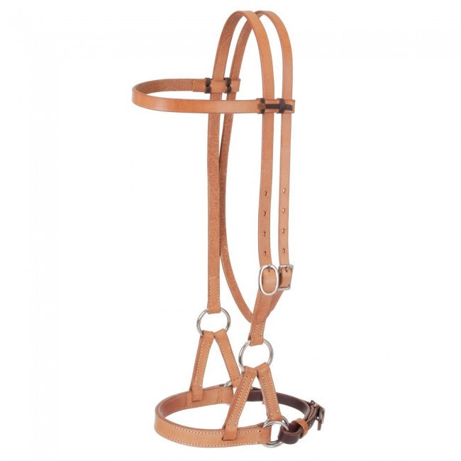 Tough 1 Leather Side Pull Western Bridles