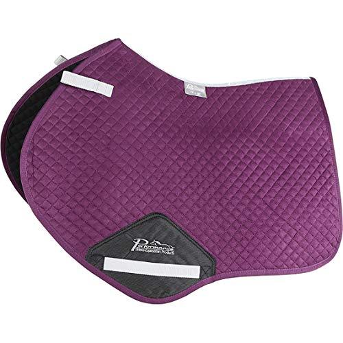 Shires Performance Jump Saddle Pad All Purpose Pads Shires Equestrian Plum 17-18 