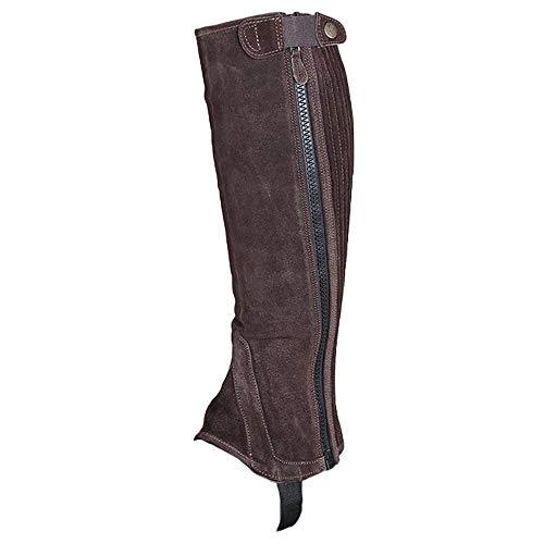Shires Kids Moretta Suede Half Chaps Half Chaps Shires Equestrian Brown Small 