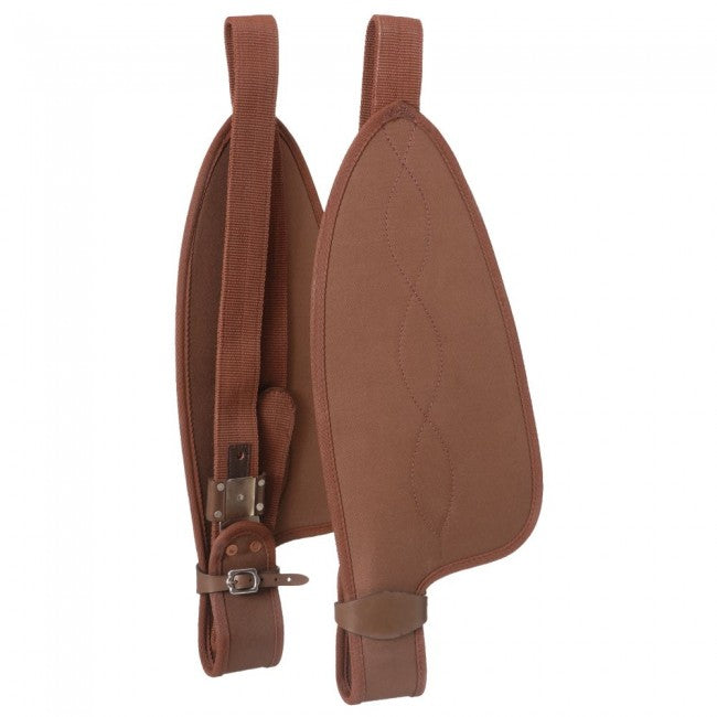 Brown Tough 1 Youth Size Synthetic Fenders - Pair Saddle Accessories