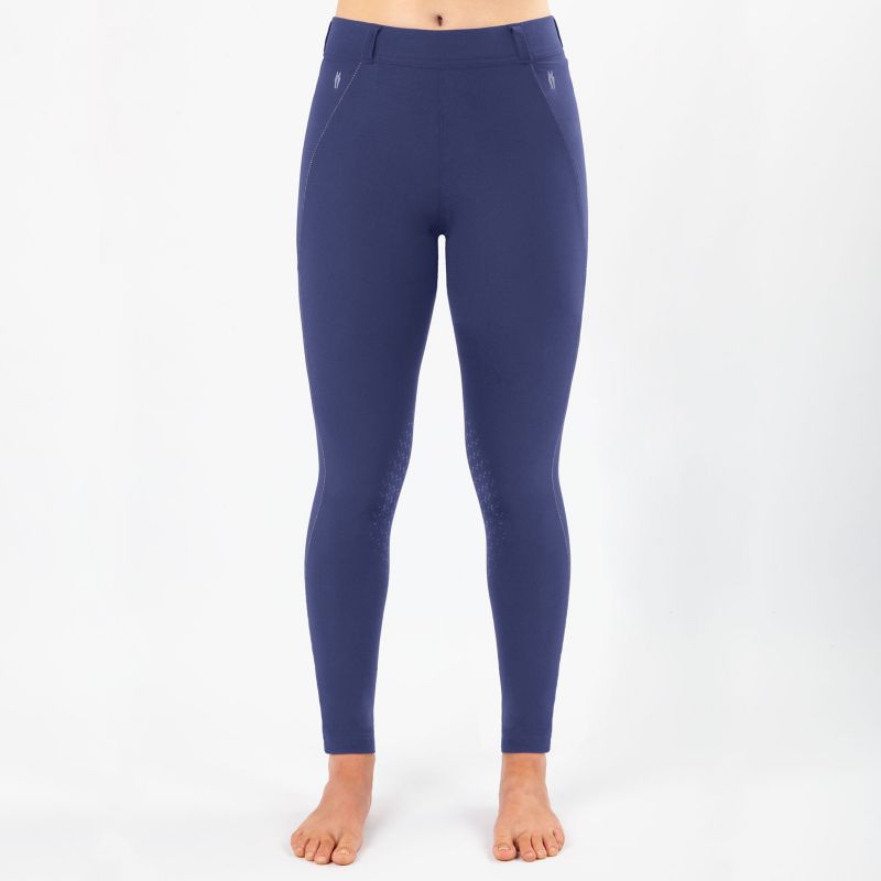 Deep Lavender Irideon Issential Capriole Women's Riding Tights