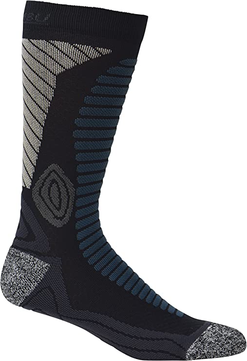 Khombu 4716 Men's Hiking Socks Socks Black/Grey 7-12
