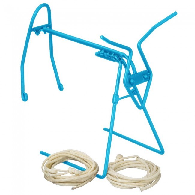 Turquoise Tough 1 Toy Roping Dummy With 2 Ropes