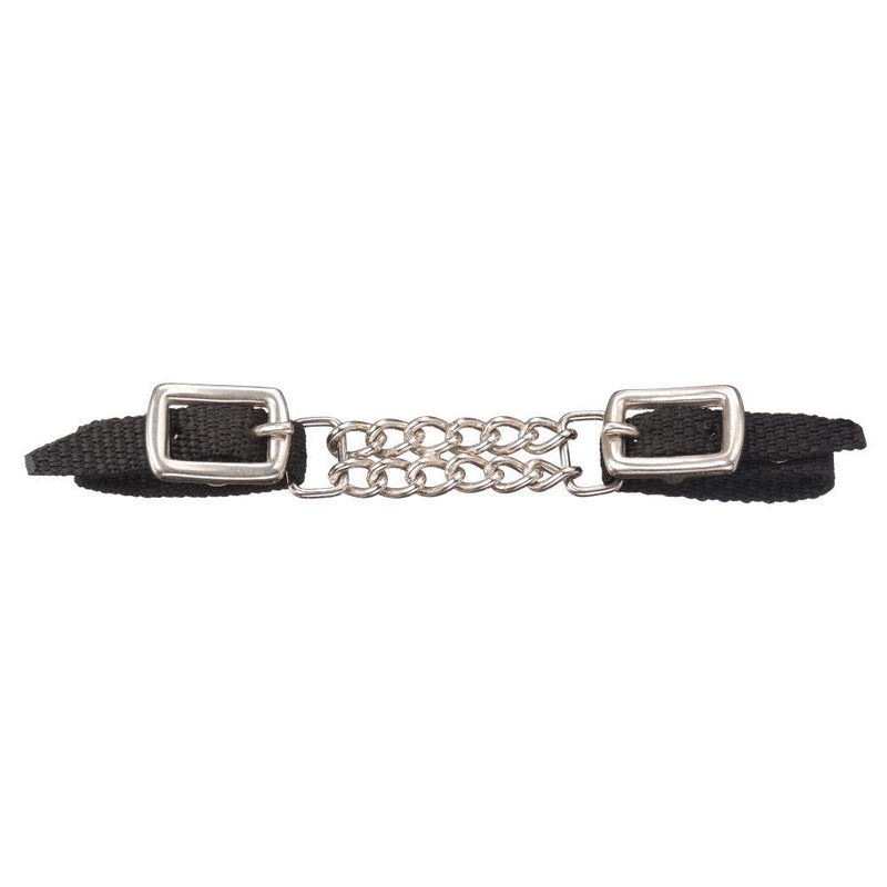 Tough 1 Miniature Nylon Curb Strap with Double Chain Western Horse Bits JT International 
