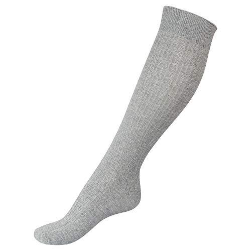 Horze Eva Cableknit Socks Socks Horze Plume Grey 11.5 - 5 
