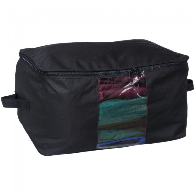 Black Tough 1 Clear Panel Large Storage Bag Blanket Accessories