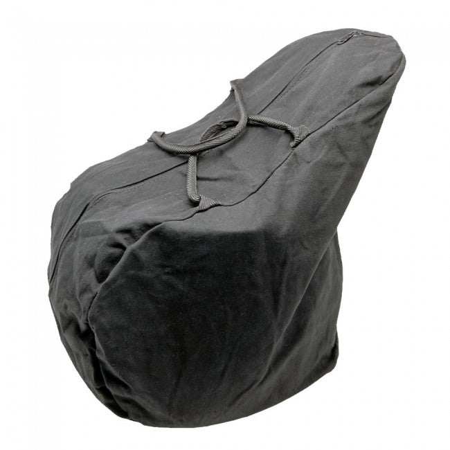 Black Tough 1 Canvas English Saddle Carrying Bag Saddle Bags