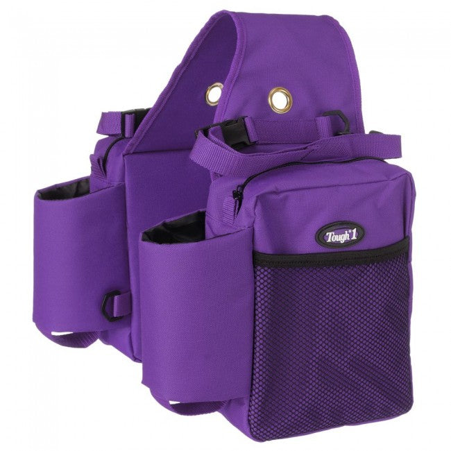 Purple Tough 1 Nylon Water Bottle/Gear Carrier Saddle Bag JT International