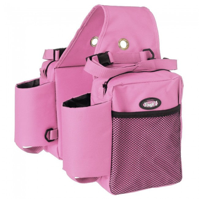 Pink Tough 1 Nylon Water Bottle/Gear Carrier Saddle Bag JT International