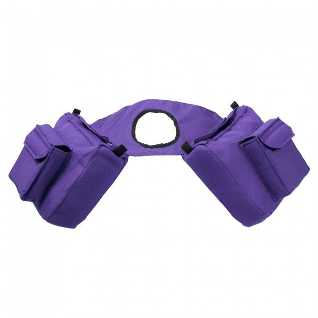 Purple Tough 1 Insulated Nylon Horn Bag Saddle Bags JT International