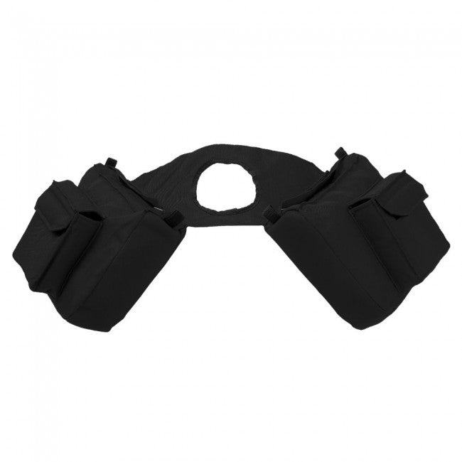 Black Tough 1 Insulated Nylon Horn Bag Saddle Bags JT International
