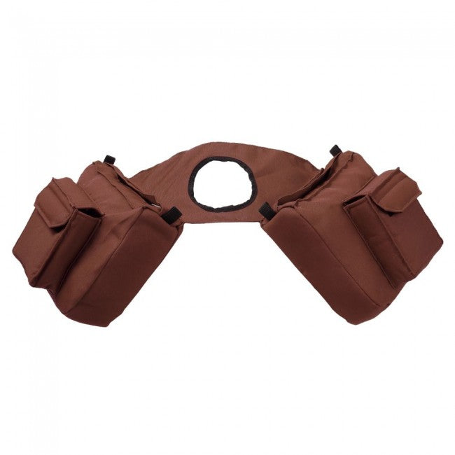 Brown Tough 1 Insulated Nylon Horn Bag Saddle Bags JT International