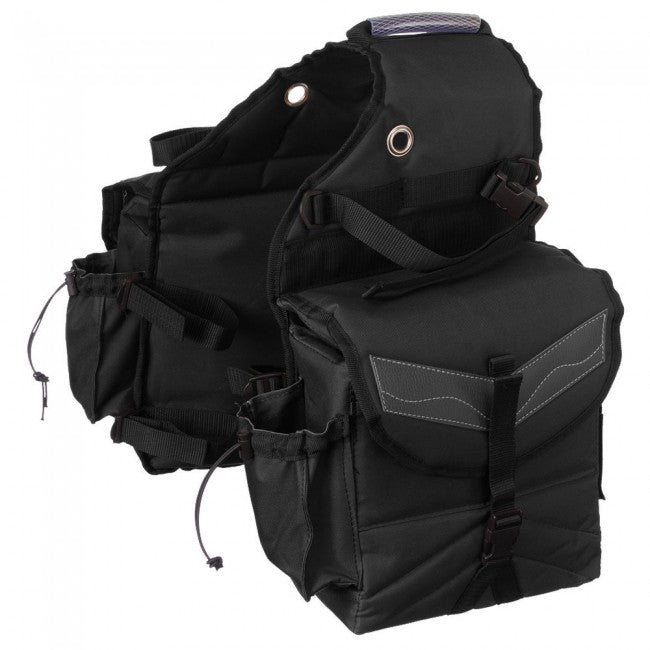 Brown Tough 1 Multi-Pocket Saddle Bag JT International