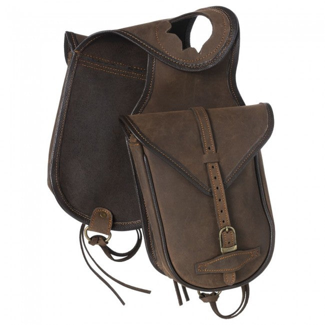 Tough 1 Soft Leather Horn Bag Saddle Bags