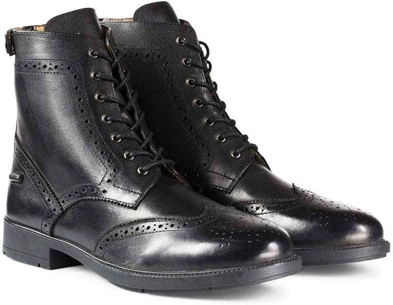 Black Horze Devon Paddock Boots Pair Image
