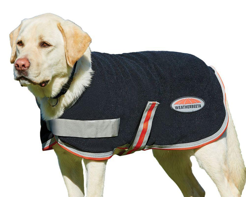 Dog wearing Weatherbeeta Comfitec Therapy Tec Fleece Dog Coat