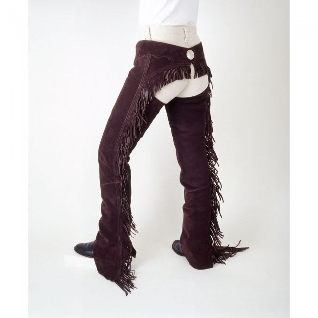 Brown Large Tough 1 Suede Equitation Chaps Western Chaps
