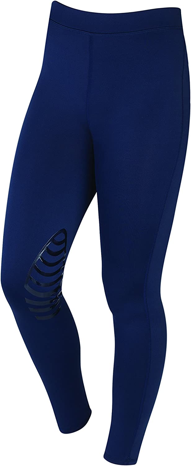 Navy Saxon Essential Childrens Riding Tights Full Seat Tights 8