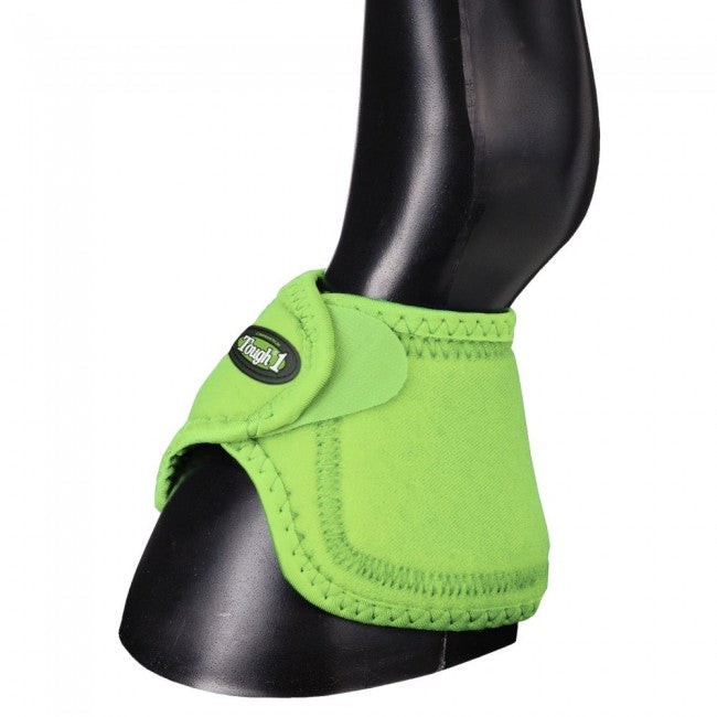 Neon Green Tough 1 Performers 1st Choice No Turn Bell Boots One Stop Equine Shop