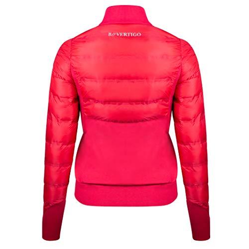 Rose Red B Vertigo Women's BVX Viviane Light Padded Jacket Back