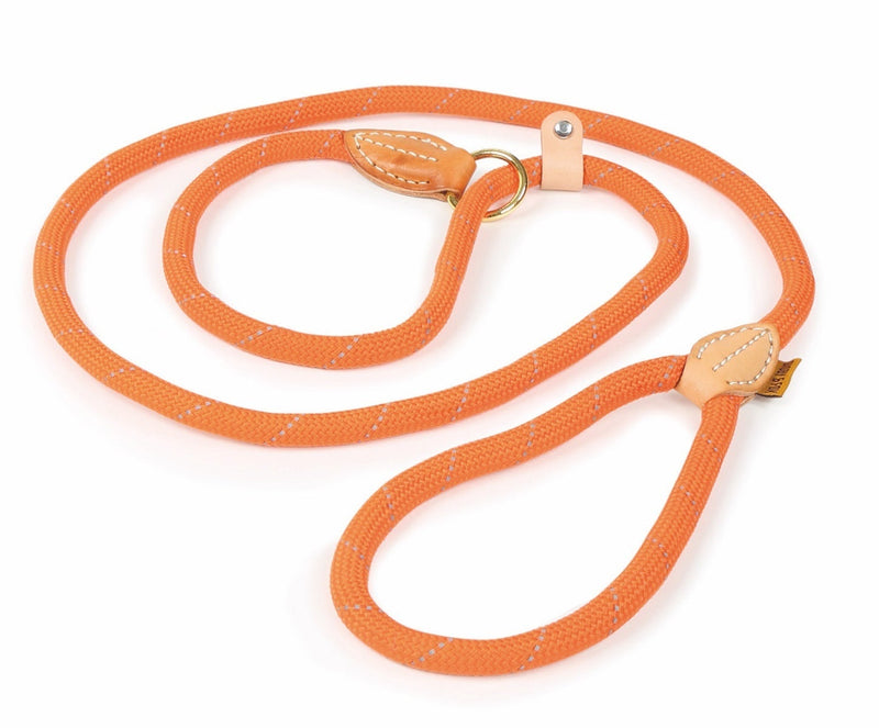 Shires Digby & Fox Reflective Dog Leash Dog Collars & Leashes Shires Orange 