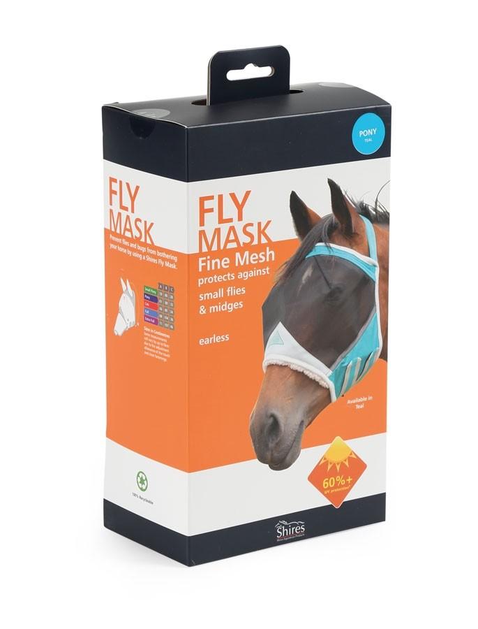 Shires Fine Mesh Earless Fly Mask Fly Masks Shires 